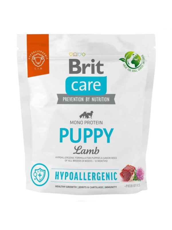 Brit Care Dog Hypoallergenic Puppy гіпоалергенний для цуценят з ягням 1 кг