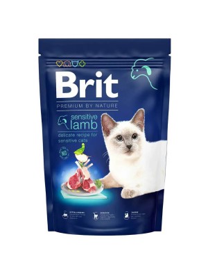 Brit Premium Sensitive Lamb для кошек с ягненком 1.5 кг