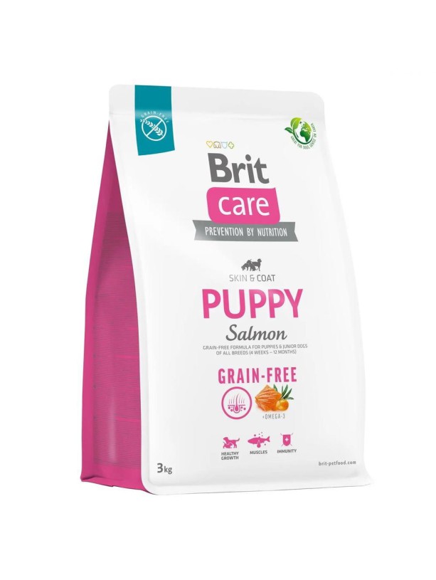 Brit Care Dog GF Puppy для цуценят з лососем 1 кг