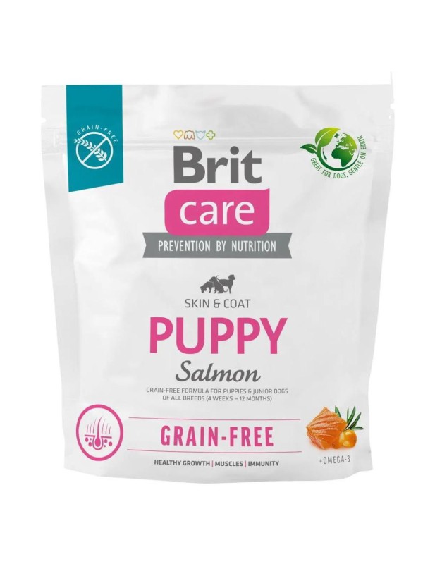 Brit Care Dog GF Puppy для цуценят з лососем 1 кг