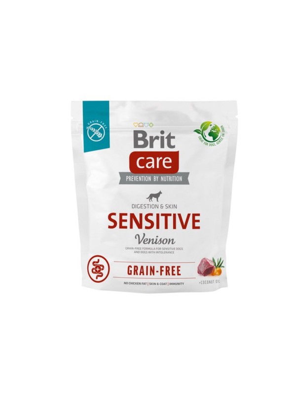 Brit Care Dog GF Sensitive для собак із чутливим травленням з олениною 1 кг