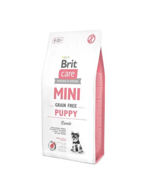 Brit Care Mini Grain-free Puppy Lamb 7 кг сухой корм для щенков малых пород с ягненком