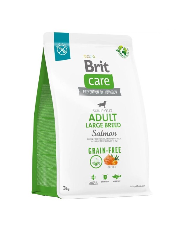 Brit Care Dog GF Adult Large Breed Salmon для собак великих порід з лососем 3 кг