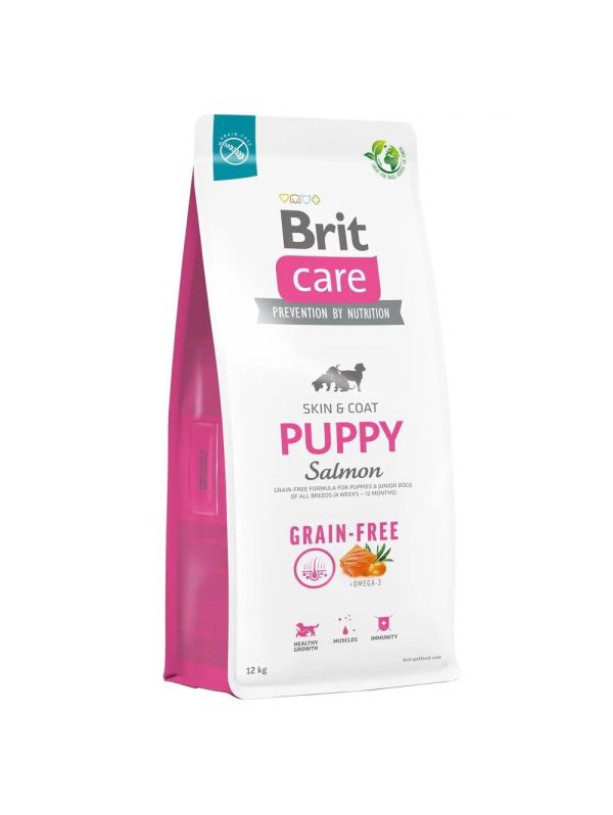 Brit Care Dog Grain-free Puppy 12 кг для щенков всех пород с лососем