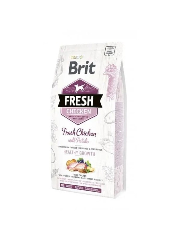 Brit Fresh Chicken Potato Puppy для щенков с курицей 12 кг