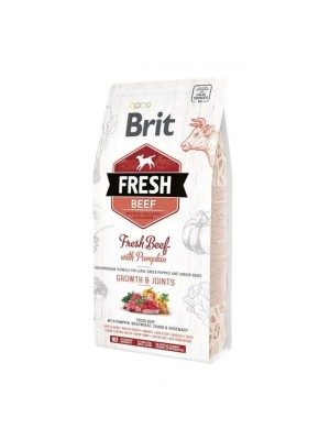 Brit Fresh Beef Pumpkin Puppy Large для щенков крупных пород с говядиной 12 кг