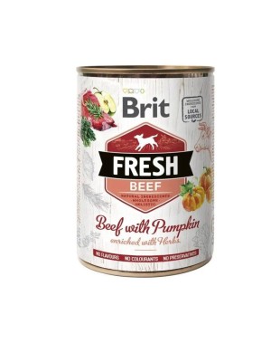 Влажный корм Brit Fresh Beef Pumpkin с говядиной и тыквой 400 г