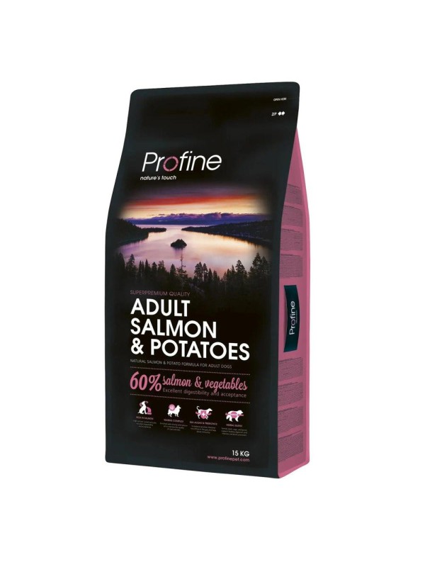 Profine Adult Salmon Potatoes для собак с лососем и картофелем 15 кг
