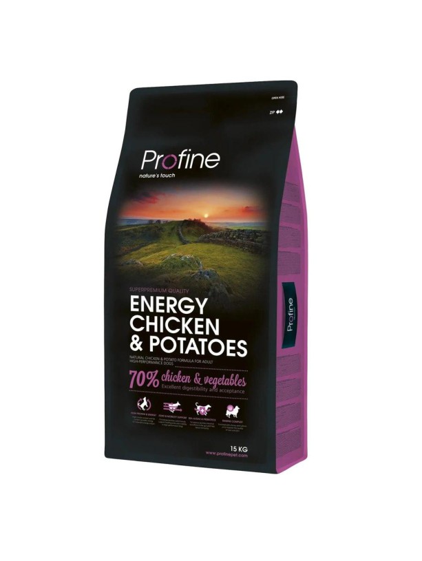 Profine Energy Chicken Potatoes для собак с курицей 15 кг