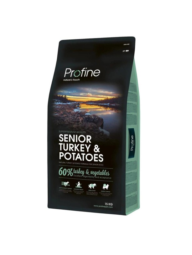 Profine Senior Turkey Potatoes для пожилых собак c индейкой 15 кг