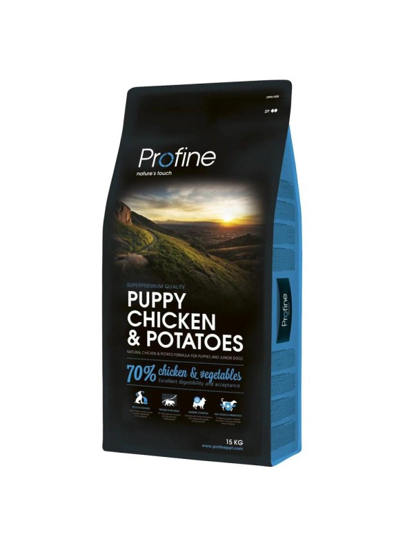 Profine Puppy Chicken Potatoes для цуценят з куркою 15 кг