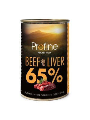 Влажный корм Profine Beef and Liver для собак с говядиной и говяжьей печенью 400 г