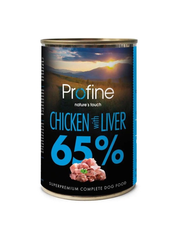 Влажный корм Profine Chicken and Liver для собак с курицей и куриной печенью 400 г