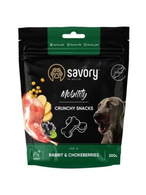 Лакомства Savory Dog Mobility Crunchy Snack с кроликом для собак 200 г (31362)