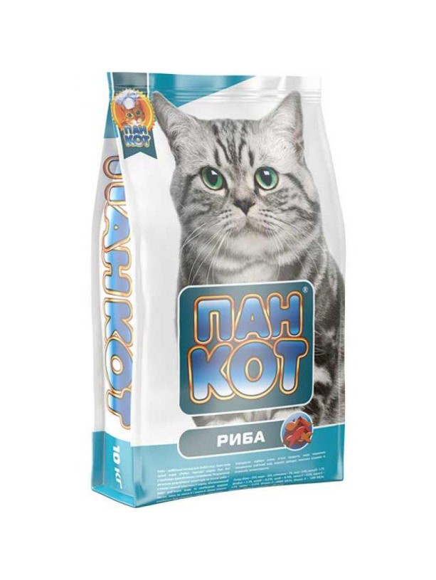 Пан Кіт для котів з рибою 10 кг
