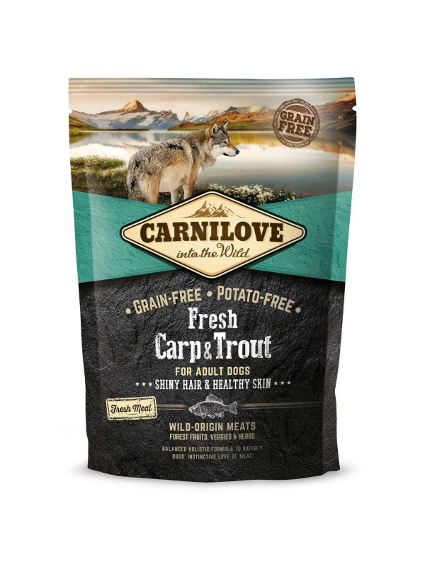 Carnilove Fresh Carp & Trout для дорослих собак всіх порід з коропом і фореллю 1.5 кг