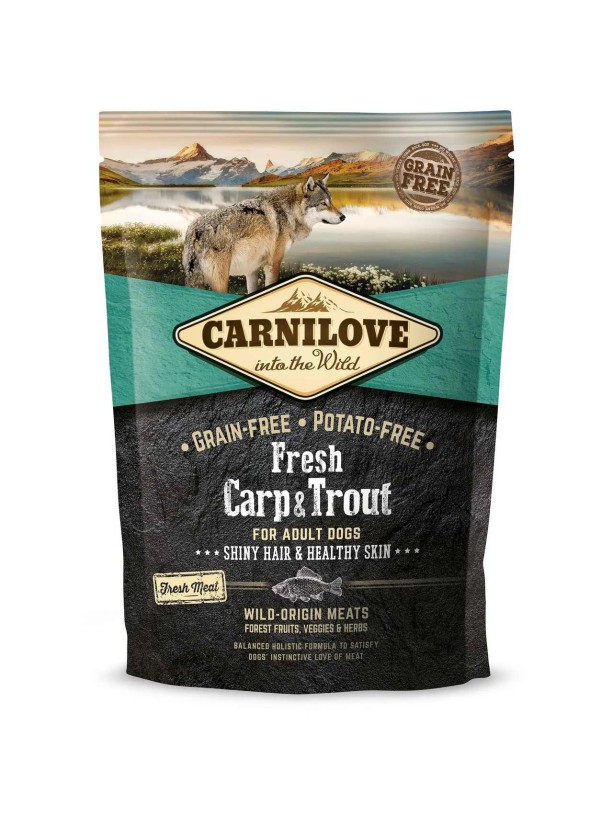 Carnilove Fresh Carp & Trout для дорослих собак всіх порід з коропом і фореллю 1.5 кг