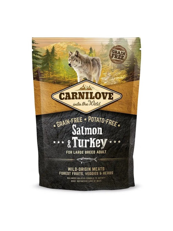 Carnilove Large Breed Salmon Turkey для собак великих порід з лососем 1.5 кг (150828)