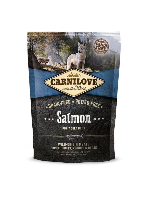 Carnilove Salmon Adult для собак всех пород с лососем 1.5 кг