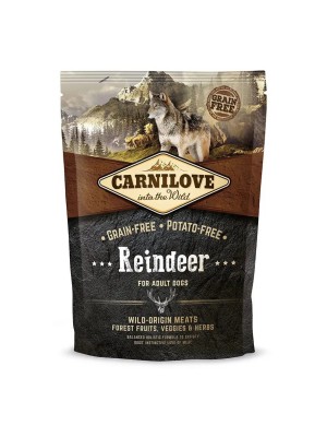 Carnilove Adult Raindeer для собак всех пород с олениной и кабаном 1.5 кг