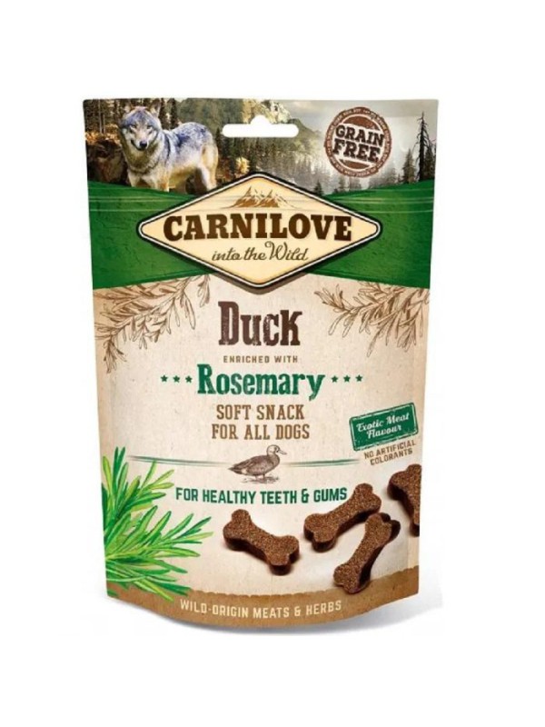 Лакомство для собак Carnilove DogSemi Moist, утка и розмарин 200 г (111373)
