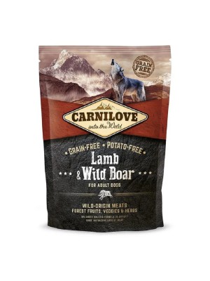 Carnilove Lamb Wild Boar для собак с ягненком и кабаном 1.5 кг