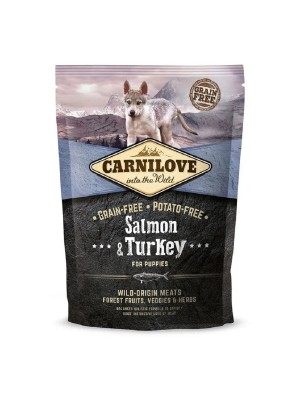 Carnilove Puppy Salmon Turkey для щенков с лососем и индейкой 1.5 кг