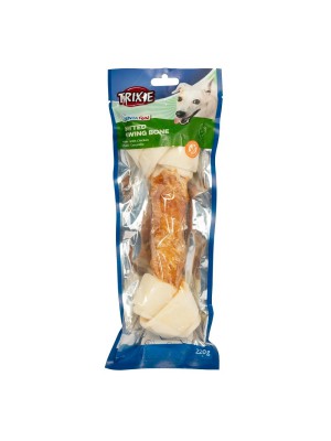 Лакомство для собак Trixie Кость для чистки зубов Denta Fun с курицей, 25 см, 1 шт., 220 г (31320_1шт)