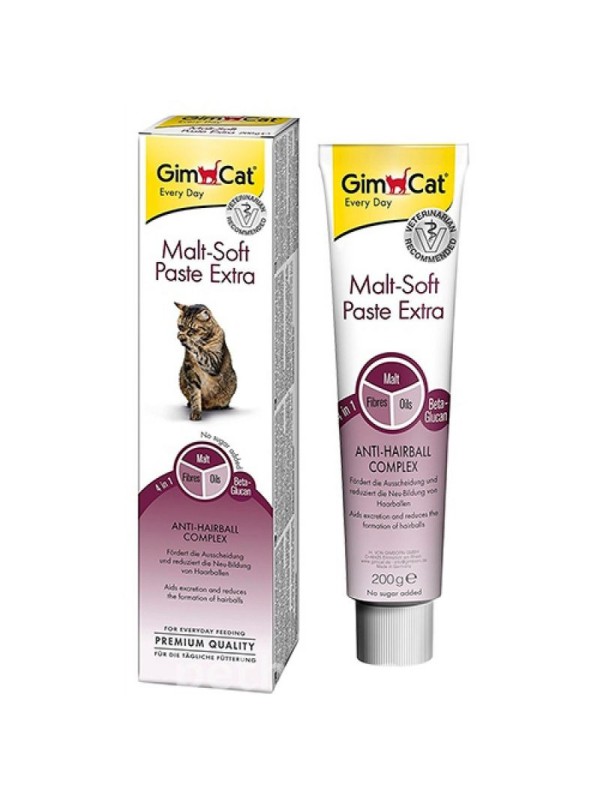 Malt-soft Gimcat Extra Паста для виведення шерсті та покращення моторики шлунка 100 г