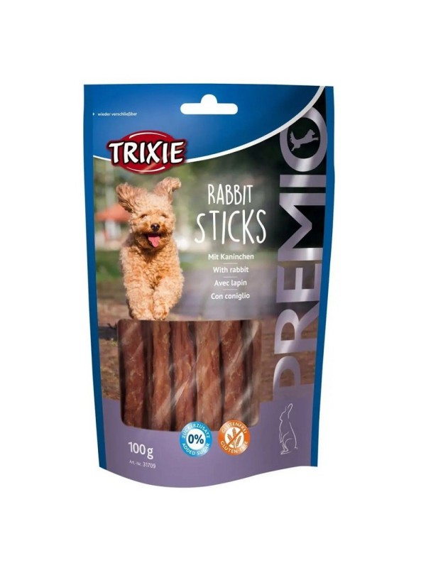 Лакомство для собак Trixie Premio Rabbit Sticks, с кроликом, 100 г (31709)