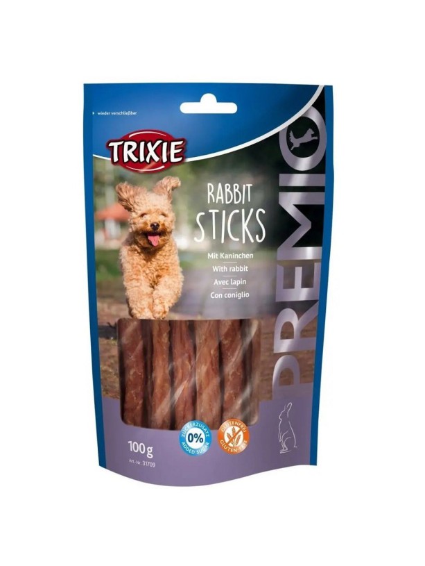 Лакомство для собак Trixie Premio Rabbit Sticks, с кроликом, 100 г (31709)