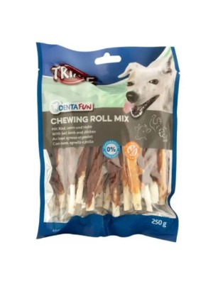 Лакомство для собак Trixie DENTAfun Палочки-ассорти для чистки зубов, 10 см, 250 г (31372)