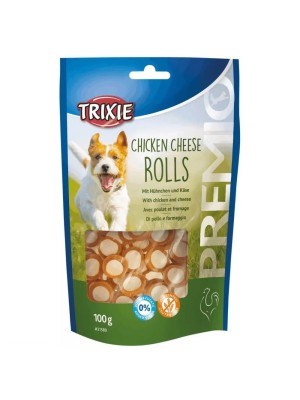 Лакомство для собак Trixie PREMIO Chicken Cheese Roll, 100 г (31589)