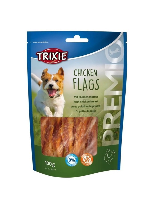 Ласощі для собак Trixie Premio Chicken Flags, з куркою 100 г (31539)