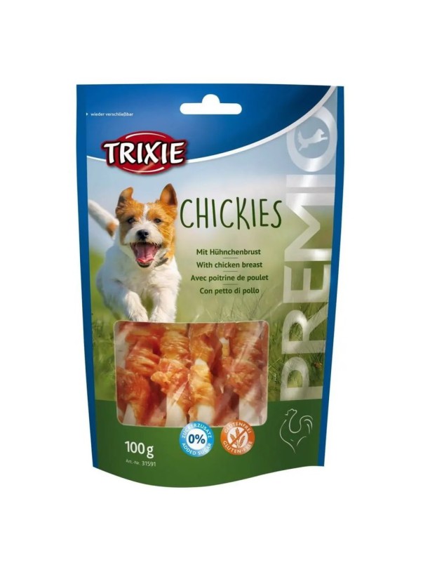 Лакомство для собак Trixie Premio Chickies, с курицей 100 г (31591)