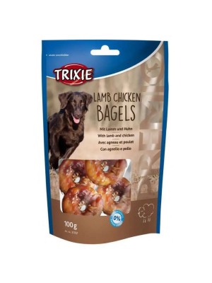 Лакомство для собак Trixie Premio Lamb Chicken Bagles, с курицей и ягненком 100 г (31707)