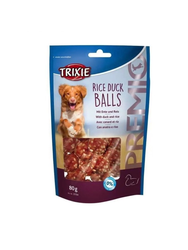 Лакомство для собак Trixie Premio Rice Duck Balls, с уткой и рисом, 80 г (31704)