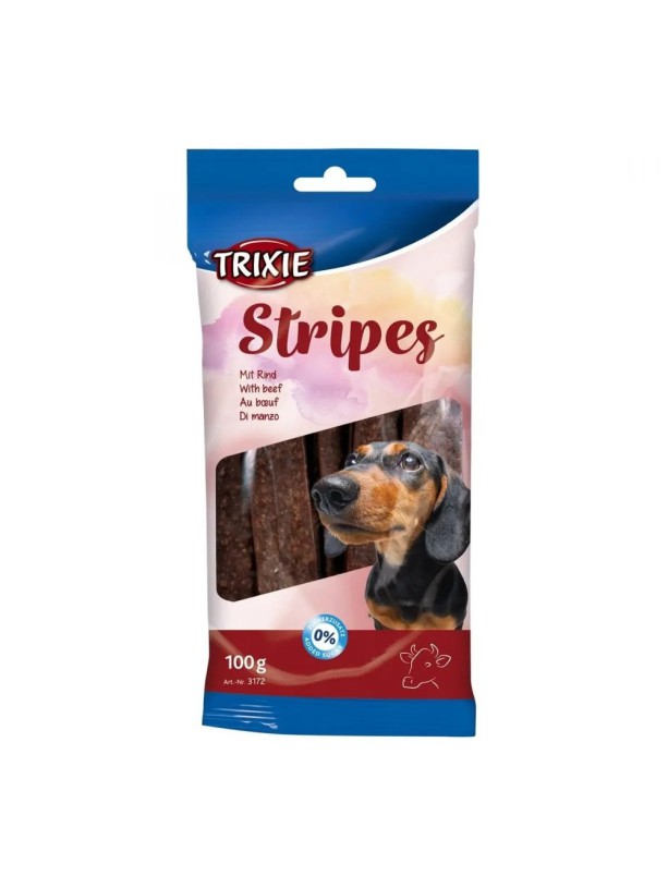 Лакомство для собак Trixie Stripes Light, с говядиной 100 г (3172)