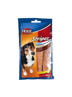 Лакомство для собак Trixie Stripes Light, с мясом домашней птицы, 100 г  (3156)