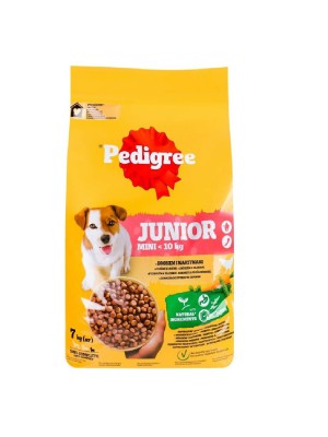Сухой корм для щенков малых собак Pedigree с домашней птицей и овощами 7 кг