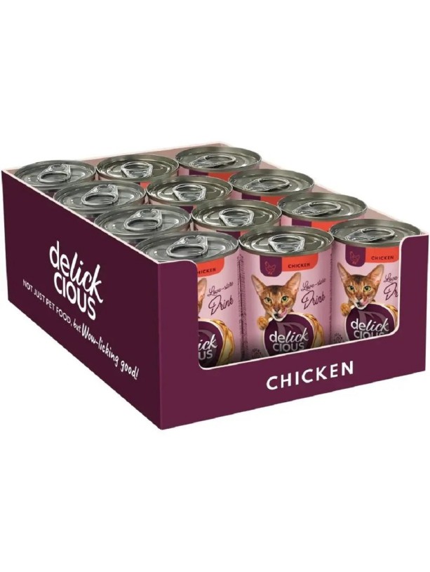 Delickcious (Делишес) Chicken 140 г влажный корм для кошек c курицей