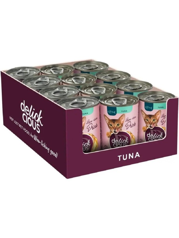 Delickcious (Делишес) Tuna 140 г влажный корм для кошек c тунцом