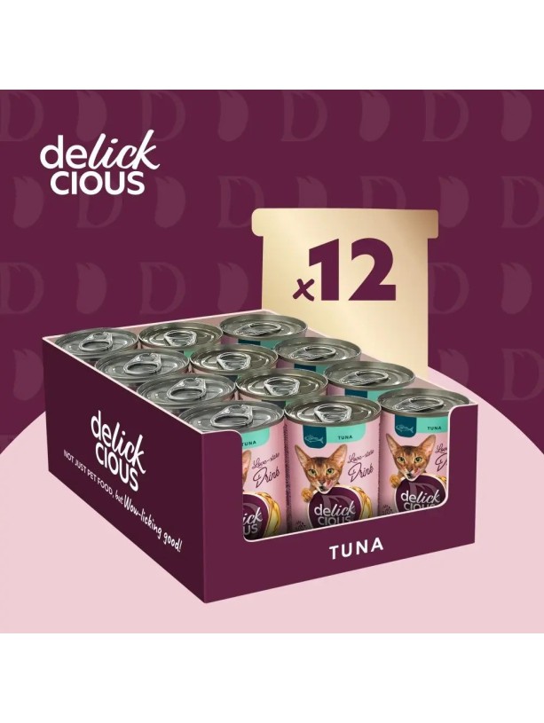 Delickcious (Делишес) Tuna 140 г влажный корм для кошек c тунцом