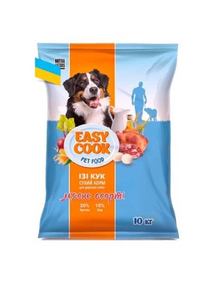 Nutra 5 stars Easy Cook DOG для собак мясное ассорти 10 кг