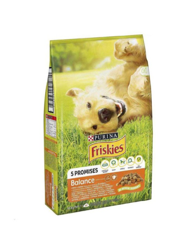 Purina Friskies Balans для взрослых собак с курицей и овощами 10 кг