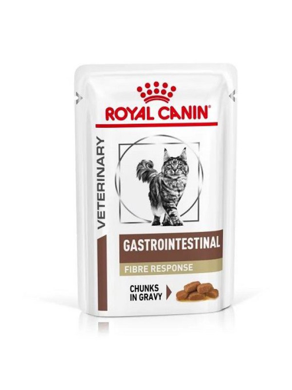 Royal Canin Gastrointestinal Fibre Response 12х85 г вологий корм для котів у соусі при порушенні травлення