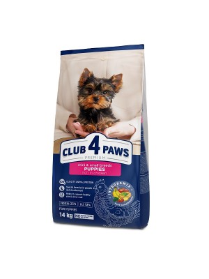 Клуб 4 Лапи Premium Puppies Mini Small Breeds Chicken 14 кг сухий корм для цуценят малих порід з куркою