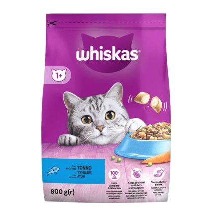 whiskas для кошек с тунцом 800 г