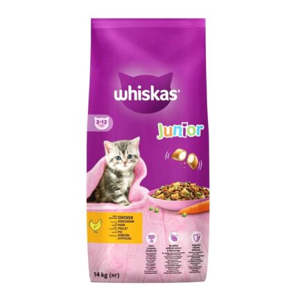 whiskas с курицей для котят 14 кг