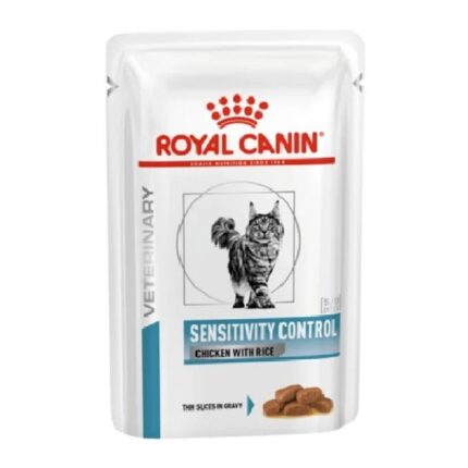 royal canin sensitivity control pouches для кошек при пищевых аллергиях 12х85 г